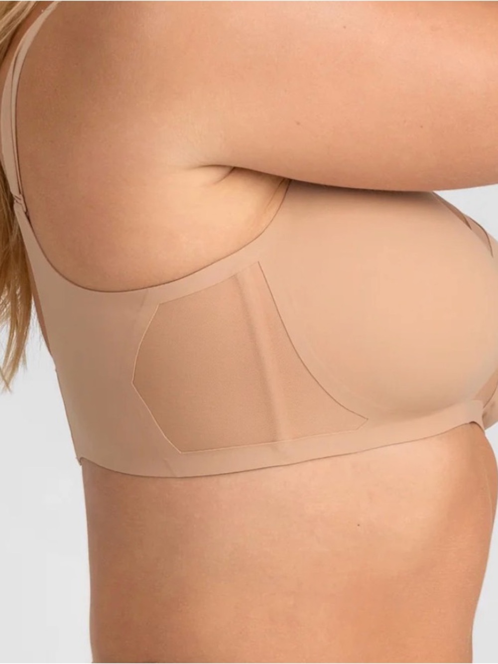 Honeylove Blush Wireless V-Neck Comfort Bra - Picture 2 of 4
